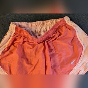 Nike Coral/Pink Athletic Shorts L